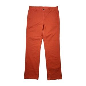 Cigar Couture Pants Mens 36x34 Orange Preppy Office Quiet Luxury